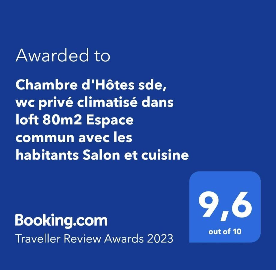 Apartmán Chambre D'Hotes Sde, Wc Prive Climatise Dans Loft 80M2 Espace Commun Avec Les Habitants Salon Et Cuisine Toulon Exteriér fotografie